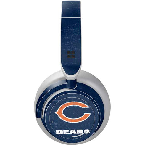 NFL Chicago Bears Distressed Surface Headphones Skin